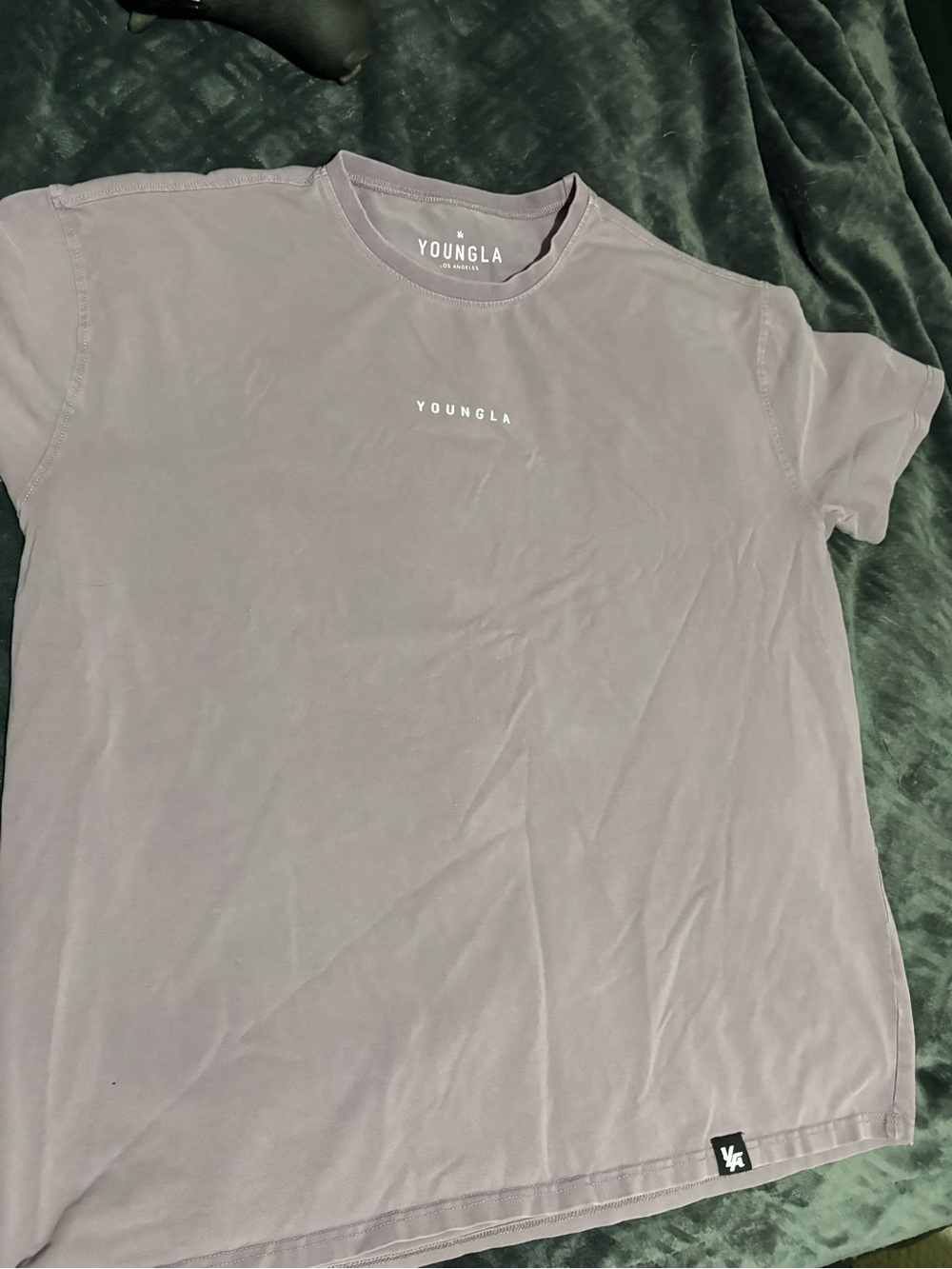YoungLA Short Sleeve Crewneck Tee in Dusty Lavender